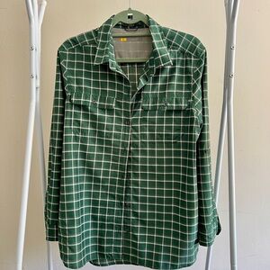 Eddie Bauer Mountain long-sleeve shirt in dark jade